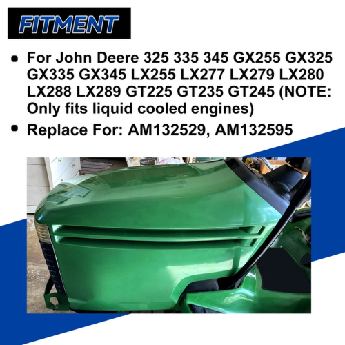 DURAFORCE Lower Upper Hood Kit For John Deere LX277 LX279 LX280 LX288 LX289 #AM132688