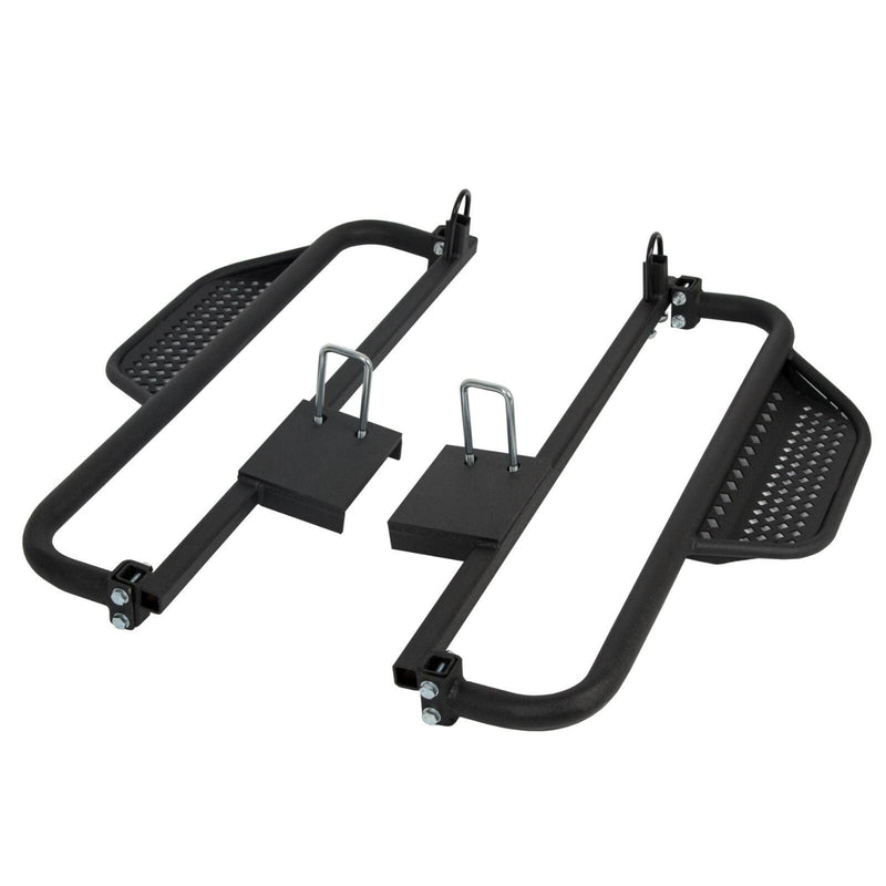 DURAFORCE Pair Heavy Duty Steel Nerf Bars / Running Boards For Club Car DS 1982-UP