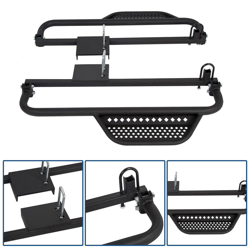 DURAFORCE Pair Heavy Duty Steel Nerf Bars / Running Boards For Club Car DS 1982-UP