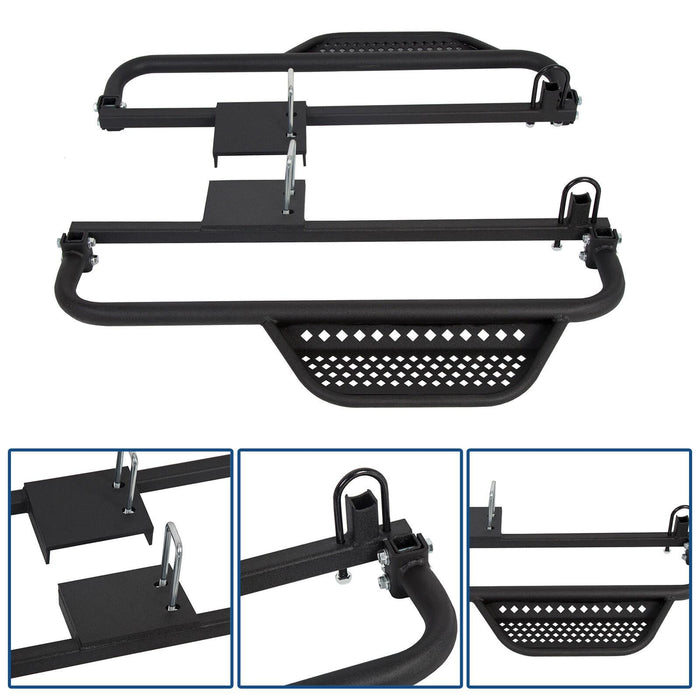 DURAFORCE Pair Heavy Duty Steel Nerf Bars / Running Boards For Club Car DS 1982-UP