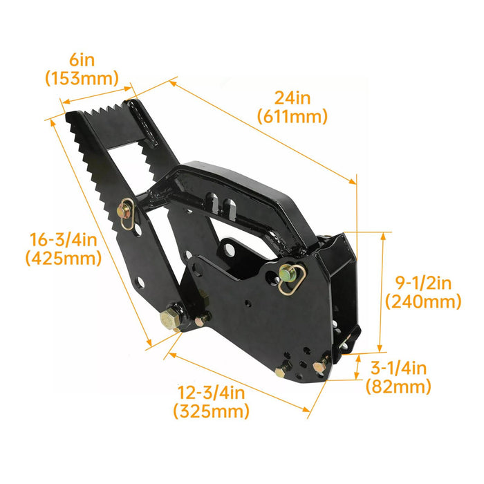DURAFORCE Backhoe Thumb Excavator Universal Claw Tractor For Kubota Mahindra Attachment