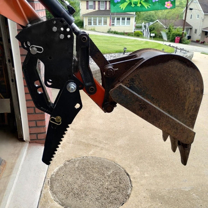 DURAFORCE Backhoe Thumb Excavator Universal Claw Tractor For Kubota Mahindra Attachment