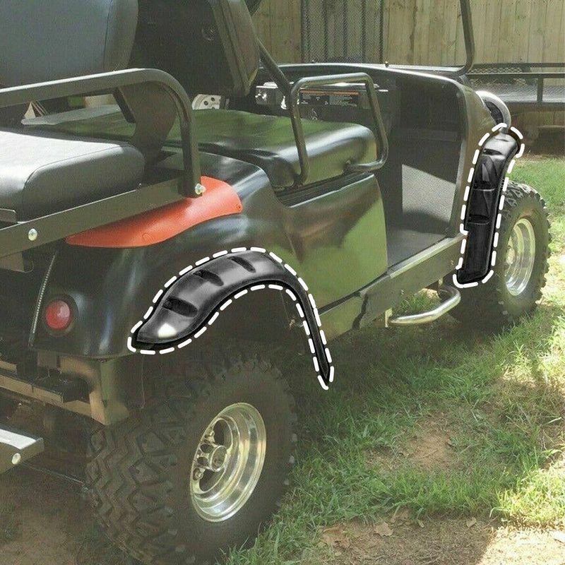 DURAFORCE For Yamaha G14,G16,G19,G20,G22 Models Golf Cart Fender Flares W/ Hardware