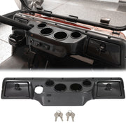 DURAFORCE For 1982-Up Club Car DS Golf Cart Carbon Style Dash DashBoard Cover Cup Holders