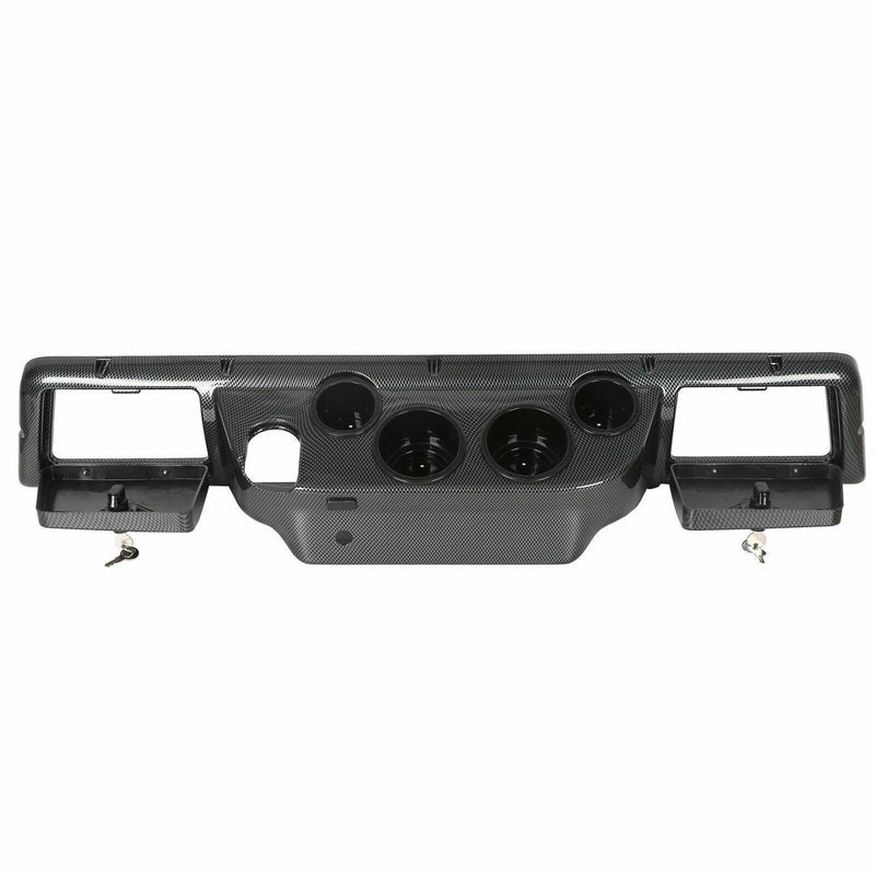 DURAFORCE For 1982-Up Club Car DS Golf Cart Carbon Style Dash DashBoard Cover Cup Holders