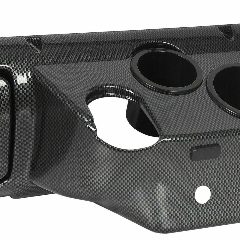 DURAFORCE For 1982-Up Club Car DS Golf Cart Carbon Style Dash DashBoard Cover Cup Holders