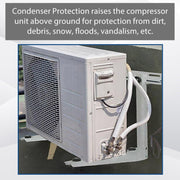 DURAFORCE 352lbs Mini Split Wall Mounting Bracket Air conditioner Ductless Heat Pump