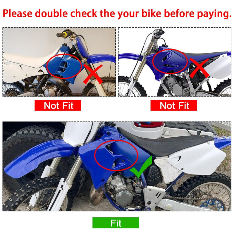 DURAFORCE Plastic Fairing Body Kit For Yamaha YZ125 YZ250 1996 1997 1998 1999 2000 2001