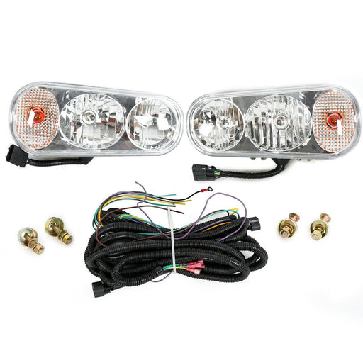 DURAFORCE Universal Snow Plow Light Headlight Kit Halogen For Boss Western Meyer Blizzard