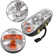 DURAFORCE Universal Snow Plow Light Headlight Kit Halogen For Boss Western Meyer Blizzard