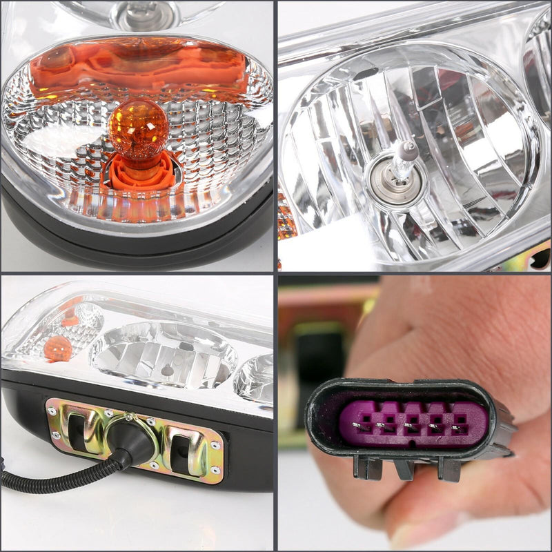 DURAFORCE Universal Snow Plow Light Headlight Kit Halogen For Boss Western Meyer Blizzard
