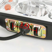 DURAFORCE Universal Snow Plow Light Headlight Kit Halogen For Boss Western Meyer Blizzard