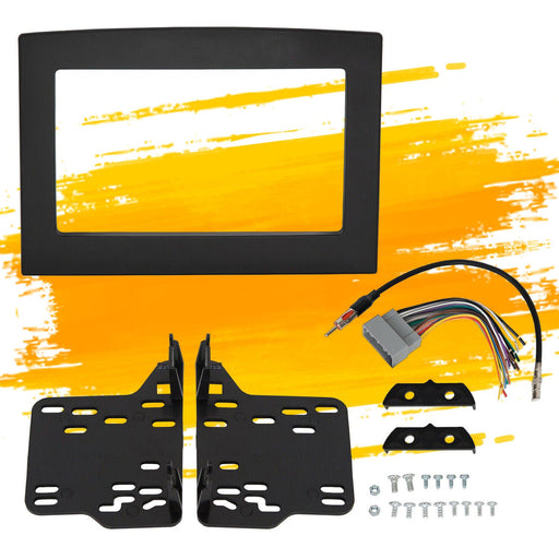 DURAFORCE Radio Double Din Install Dash Stereo Kit For Dodge Ram 1500 2500 06 07 08 09 10