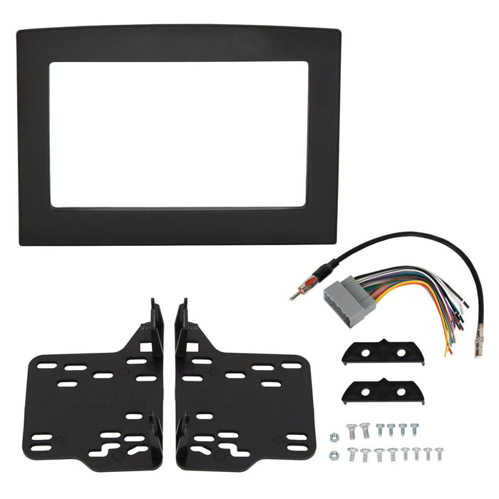 DURAFORCE Radio Double Din Install Dash Stereo Kit For Dodge Ram 1500 2500 06 07 08 09 10