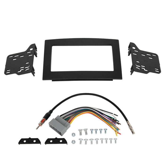DURAFORCE Radio Double Din Install Dash Stereo Kit For Dodge Ram 1500 2500 06 07 08 09 10