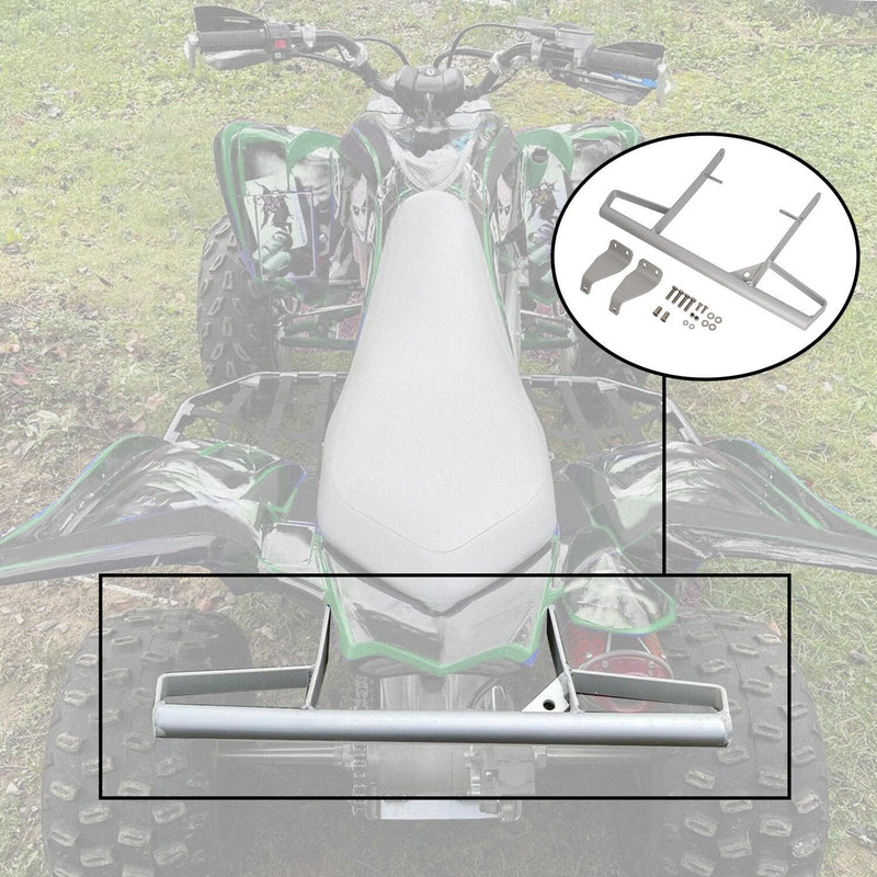 DURAFORCE Rear Aluminum Wide Grab Bar Bumper For Yamaha 2006-2024 Raptor 700 700R YFM700