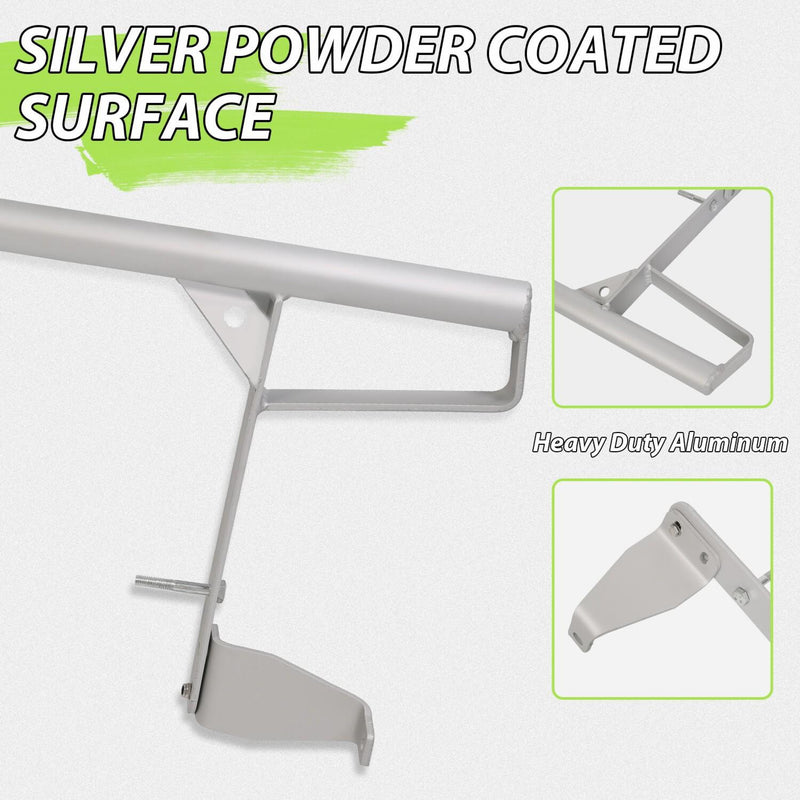 DURAFORCE Rear Aluminum Wide Grab Bar Bumper For Yamaha 2006-2024 Raptor 700 700R YFM700