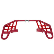 DURAFORCE For YAMAHA WARRIOR 350 YFM350X 1987-2004 Red Nerf Bars w/ Nets Aluminum