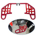 DURAFORCE For YAMAHA WARRIOR 350 YFM350X 1987-2004 Red Nerf Bars w/ Nets Aluminum