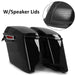 DURAFORCE 4" Stretched Hard SaddleBags 5x7 Speaker Lids For Harley Street Road Glide 2014+