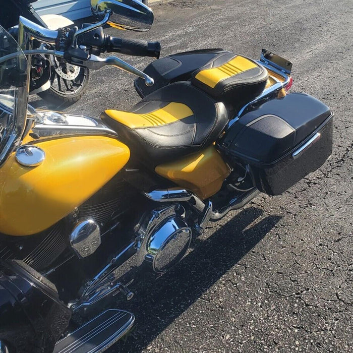 DURAFORCE 4" Stretched Hard SaddleBags 5x7 Speaker Lids For Harley Street Road Glide 2014+