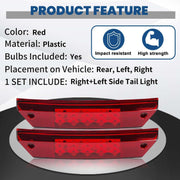 DURAFORCE Pair Tail Light Left & Right for Polaris 2009-16 Ranger 500 700 800 900 2411099