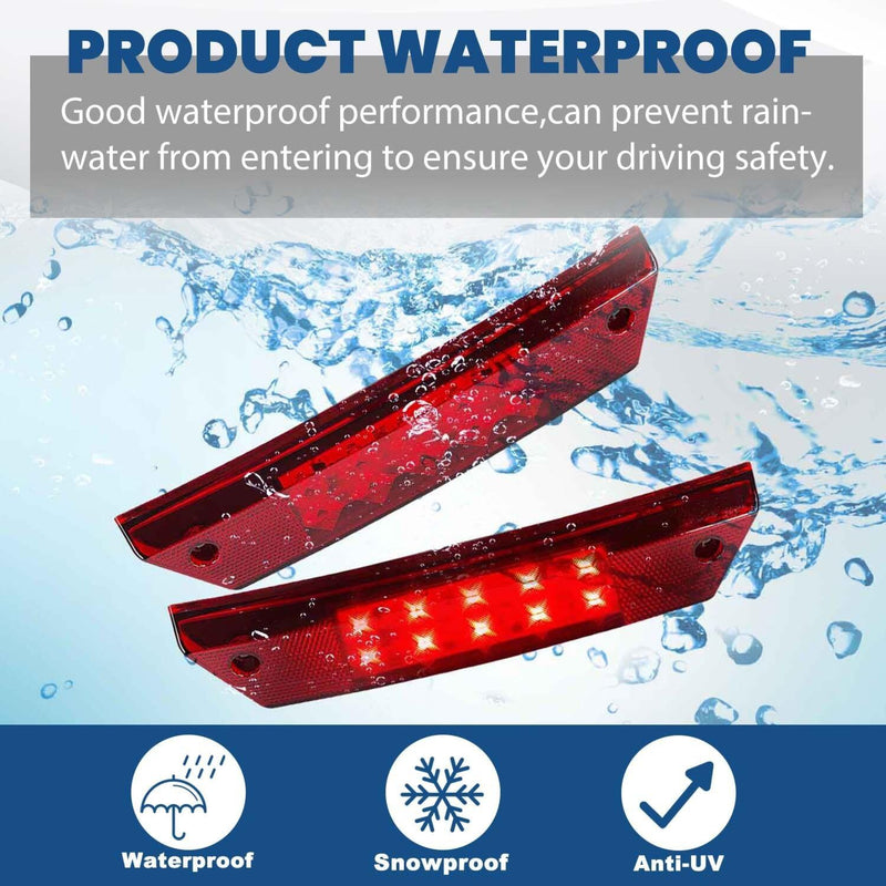 DURAFORCE Pair Tail Light Left & Right for Polaris 2009-16 Ranger 500 700 800 900 2411099