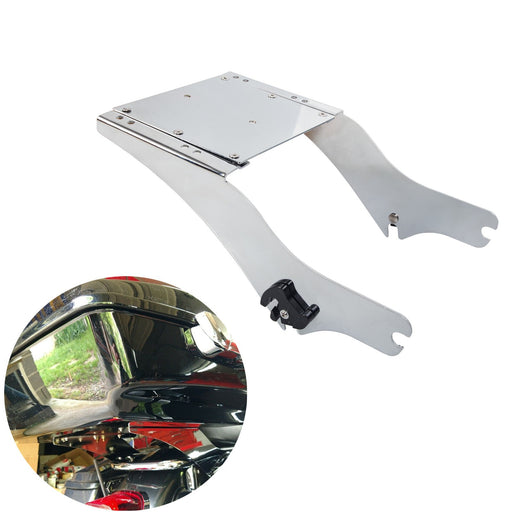 DURAFORCE Pack Trunk Mounting Bracket Rack For Harley Davidson Touring Road Glide 97-08