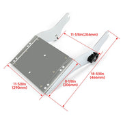DURAFORCE Pack Trunk Mounting Bracket Rack For Harley Davidson Touring Road Glide 97-08