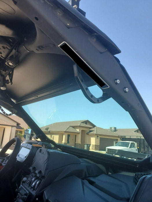 DURAFORCE Full Glass Windshield Black W/O wiper For 2017-up Can Am Maverick X3