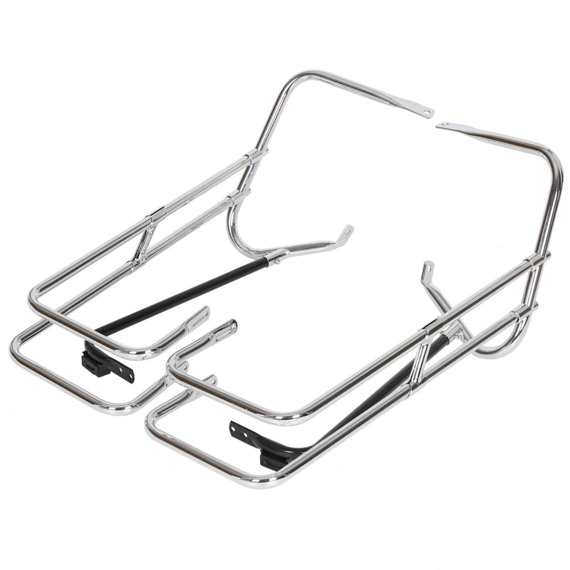 DURAFORCE Saddle Bag Saddlebag Guard Rail Bracket For 97-08 Harley Road King Electra Glide