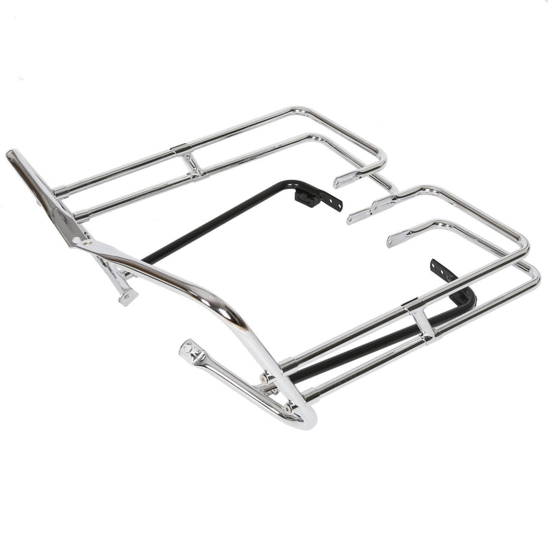 DURAFORCE Saddle Bag Saddlebag Guard Rail Bracket For 97-08 Harley Road King Electra Glide