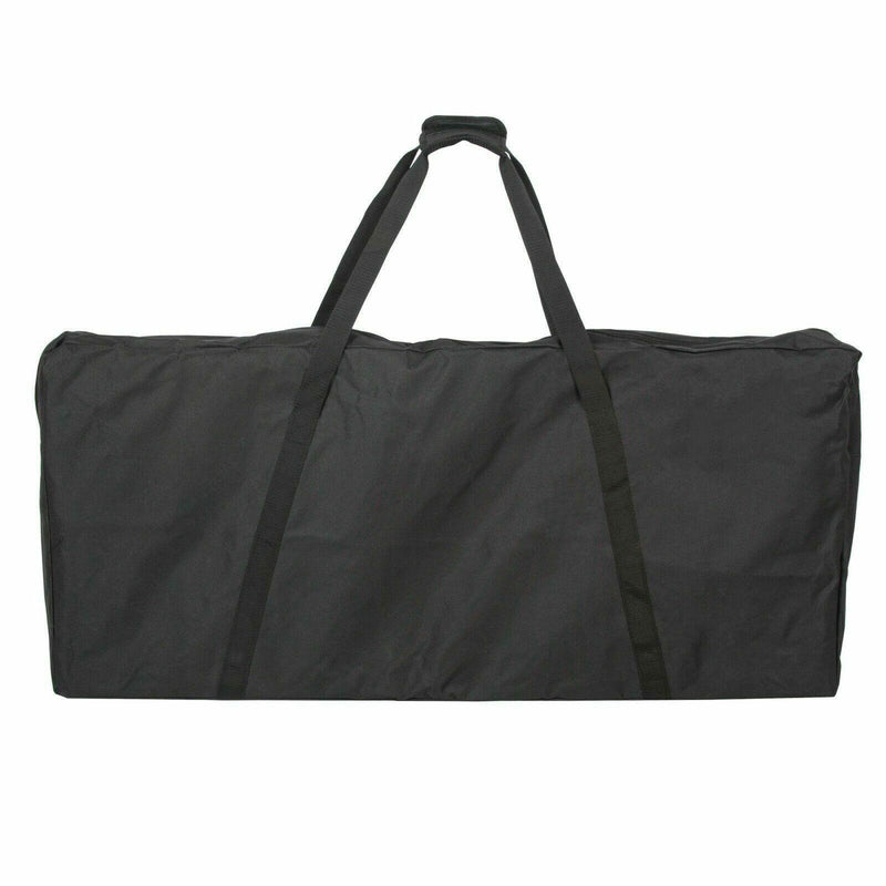 DURAFORCE Portable DJ Event Facade White Black Scrim Metal Frame Booth + Travel Bag Case
