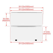 DURAFORCE For Club Car DS 1982-2000.5 Golf Cart Fold Down Windshield Windscreen
