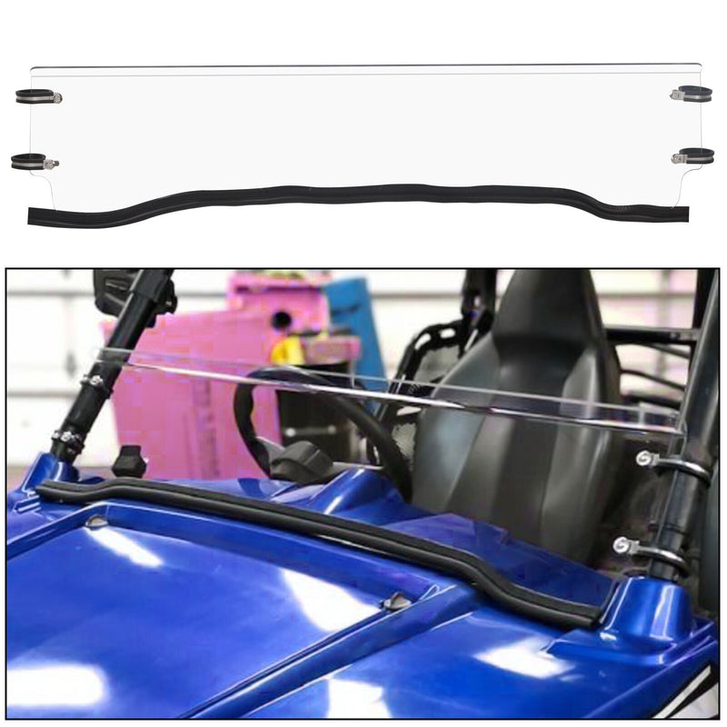 DURAFORCE Clear Half Windshield For Polaris RZR 570/ 800/ /900 RZR XP Models 2/4 Seats