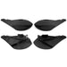DURAFORCE Black Restyle Plastic Kit Fairing Bodywork For KAWASAKI KX125 KX250 1999-2002