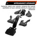 DURAFORCE Black Restyle Plastic Kit Fairing Bodywork For KAWASAKI KX125 KX250 1999-2002