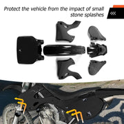 DURAFORCE Black Restyle Plastic Kit Fairing Bodywork For KAWASAKI KX125 KX250 1999-2002