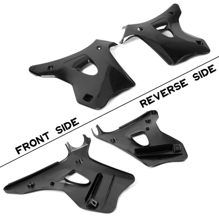 DURAFORCE Black Complete Plastic Bodywork kit For KAWASAKI KX125 KX250 1994 1995 1996-1998