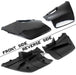 DURAFORCE Black Complete Plastic Bodywork kit For KAWASAKI KX125 KX250 1994 1995 1996-1998