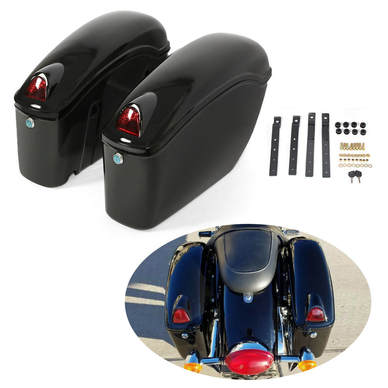 DURAFORCE Hard Saddle Bags Bracket For Yamaha Honda Trunk Luggage Motorcycle accessories