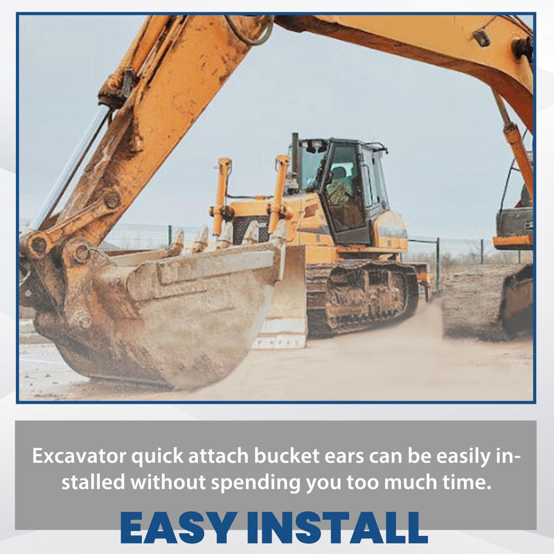 DURAFORCE For John Deere 50G 50D Bucket MINI Excavator 60D 60G Quick Change Attachment Ear