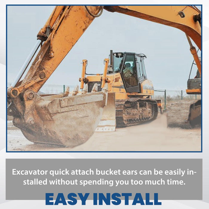 DURAFORCE For John Deere 50G 50D Bucket MINI Excavator 60D 60G Quick Change Attachment Ear
