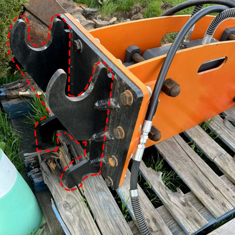 DURAFORCE For John Deere 50G 50D Bucket MINI Excavator 60D 60G Quick Change Attachment Ear