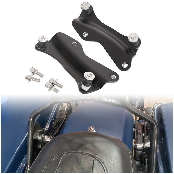 DURAFORCE Black 4 Point Docking Hardware Kit For 2014-2025 2018 Harley Street Road Glide