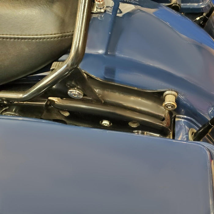 DURAFORCE Black 4 Point Docking Hardware Kit For 2014-2025 2018 Harley Street Road Glide