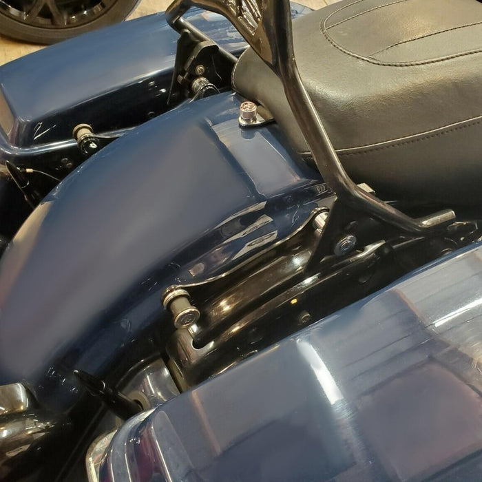 DURAFORCE Black 4 Point Docking Hardware Kit For 2014-2025 2018 Harley Street Road Glide