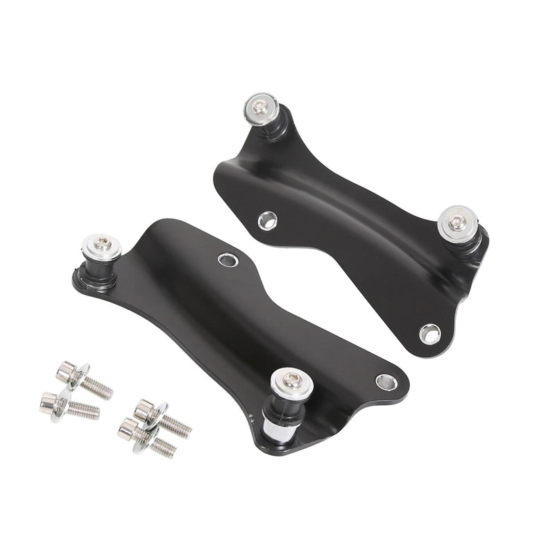 DURAFORCE Black 4 Point Docking Hardware Kit For 2014-2025 2018 Harley Street Road Glide