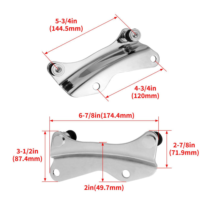 DURAFORCE 4-Point Docking Hardware Kit For Harley Luggage Trunk Touring Street Glide 14-25