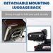 DURAFORCE Quick Detach 2 up Luggage Trunk Rack + Docking Kits For Harley 97-08 Touring